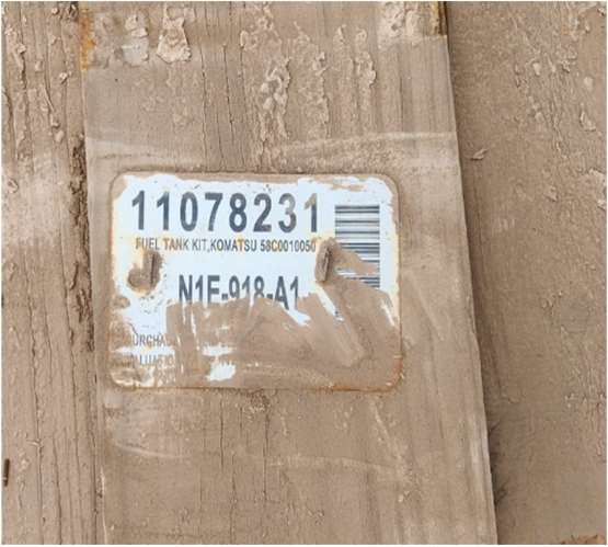Kit Estanque de Combustible Komatsu 58C0010050